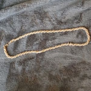 Beautiful gold and white necklace